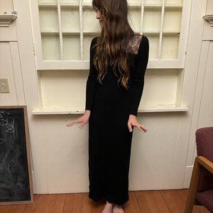 Vintage Black CRISSA Linea Italiana Dress